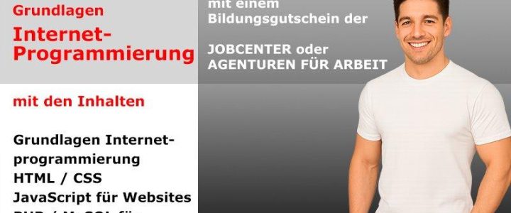 Mit HTML, CSS, JavaScript und PHP beruflich neu starten (Schulung | Berlin)