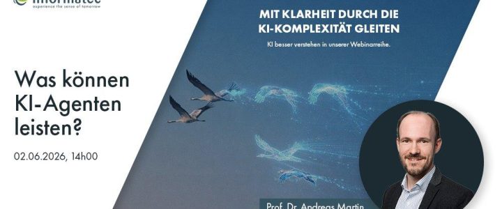 Live Webinar: Was können KI-Agenten leisten? (Webinar | Online)