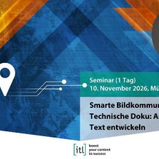 Smarte Bildkommunikation für die Technische Doku: Anleitungen ohne Text entwickeln (Seminar | München)