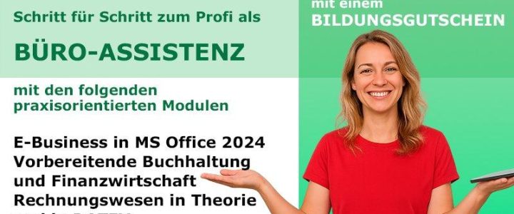 Ihre Weiterbildung zur Büro-Assistenz – flexibel und praxisnah (Schulung | Online)