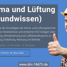 Online-Schulung: Klima und Lüftung (Grundwissen) (Schulung | Online)