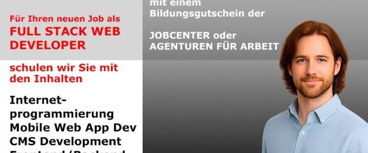 Ihre Weiterbildung zum Full Stack Web Developer im Onlinekurs (Schulung | Online)