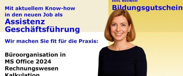 Assistenz Geschäftsführung werden – Ihre Weiterbildung in Präsenz (Schulung | Berlin)