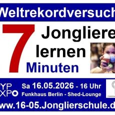 Jonglieren lernen in 7 MInuten bei Deutschlands erfolgreichstem Jongliertrainer (Workshop | Berlin)