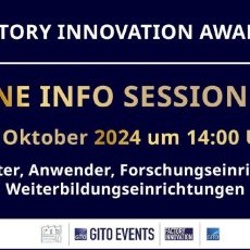 Online Info Session & FAQ zum Factory Innovation Award 2025 (Webinar | Online) Online Info Session & FAQ zum Factory Innovation Award 2025 (Webinar | Online)