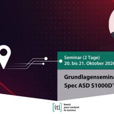 Grundlagenseminar zur Spec ASD S1000D™ (Seminar | München)
