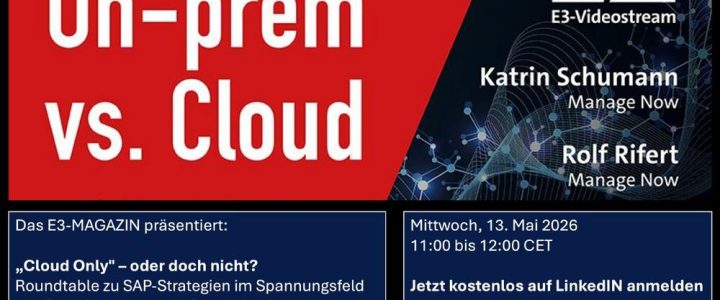 „Cloud Only“ – oder doch nicht? (Webinar | Online)