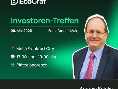 Exklusives Investoren-Event: Treffen Sie EcoGraf-Geschäftsführer Andrew Spinks live in Frankfurt (Networking | Frankfurt am Main)