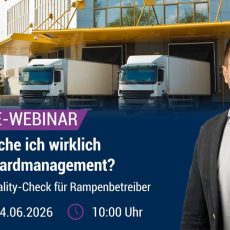 Live-Webinar: Brauche ich wirklich ein Yardmanagement? Der Reality-Check für Rampenbetreiber (Webinar | Online) Live-Webinar: Brauche ich wirklich ein Yardmanagement? Der Reality-Check für Rampenbetreiber (Webinar | Online)