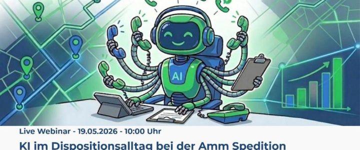 Online-Seminar: KI in der Disposition (Webinar | Online)