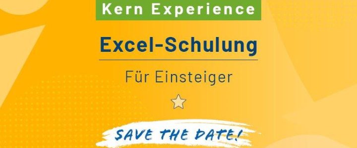 Excel-Basislager: Einstieg in die Tabellenwelt (Schulung | Online)