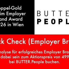 BUTTER People – Quick Check – Employer Brand – SEMINAR (Seminar | Düsseldorf) BUTTER People – Quick Check – Employer Brand – SEMINAR (Seminar | Düsseldorf)