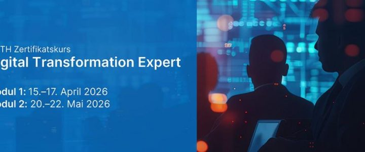 RWTH Zertifikatskurs: Digital Transformation Expert (Modul 1) (Schulung | Aachen) RWTH Zertifikatskurs: Digital Transformation Expert (Modul 1) (Schulung | Aachen)