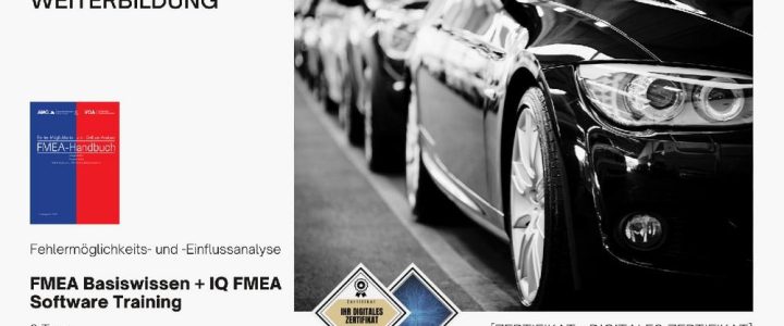 APIS IQ FMEA (Two in One) FMEA Basiswissen + IQ FMEA Software Training (Seminar | Stuttgart) APIS IQ FMEA (Two in One) FMEA Basiswissen + IQ FMEA Software Training (Seminar | Stuttgart)