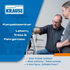 KompaktSeminar: Leitern, Tritte und Fahrgerüste (10586) (Seminar | Gera) KompaktSeminar: Leitern, Tritte und Fahrgerüste (10586) (Seminar | Gera)