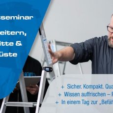 KompaktSeminar: Leitern, Tritte und Fahrgerüste (10671) (Seminar | Arnsberg) KompaktSeminar: Leitern, Tritte und Fahrgerüste (10671) (Seminar | Arnsberg)