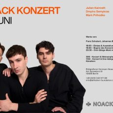 Noack Konzerte: Alvier Trio mit Brahms, Bronze und Beginn des Sommers (Sonstiges | Berlin)