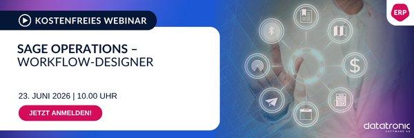 Sage Operations – Workflow-Designer (Webinar | Online) Sage Operations – Workflow-Designer (Webinar | Online)