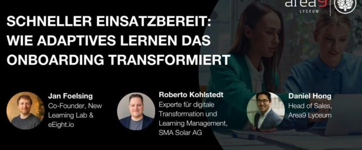 Vom Onboarding-Marathon zum Performance-Sprint – Adaptiv, skalierbar, datenbasiert (Seminar | Online) Vom Onboarding-Marathon zum Performance-Sprint – Adaptiv, skalierbar, datenbasiert (Seminar | Online)