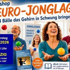 Neuro-Jonglage: 3 Bälle jonglieren und viel über das gehirn lernen (Workshop | Leipzig) Neuro-Jonglage: 3 Bälle jonglieren und viel über das gehirn lernen (Workshop | Leipzig)