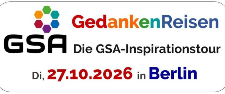 GSA-Inspirationstour – 6 Redner:innen je 10 Min. in BERLIN (Networking | Berlin) GSA-Inspirationstour – 6 Redner:innen je 10 Min. in BERLIN (Networking | Berlin)