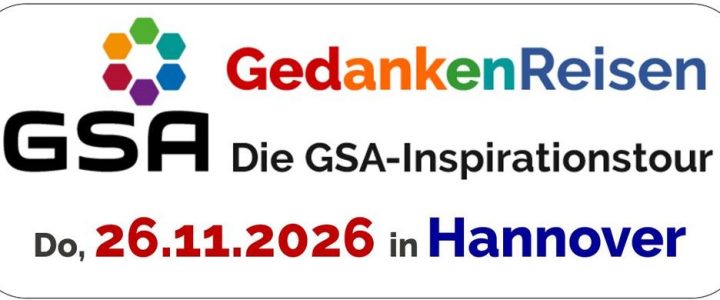 GSA-Inspirationstour – 6 Redner:innen je 10 Min. in HANNOVER (Networking | Hannover) GSA-Inspirationstour – 6 Redner:innen je 10 Min. in HANNOVER (Networking | Hannover)