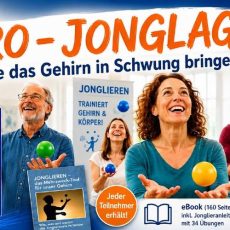 Neuro-Jonglage: 3 Bälle jonglieren und viel über das Gehirn lernen (Workshop | München) Neuro-Jonglage: 3 Bälle jonglieren und viel über das Gehirn lernen (Workshop | München)