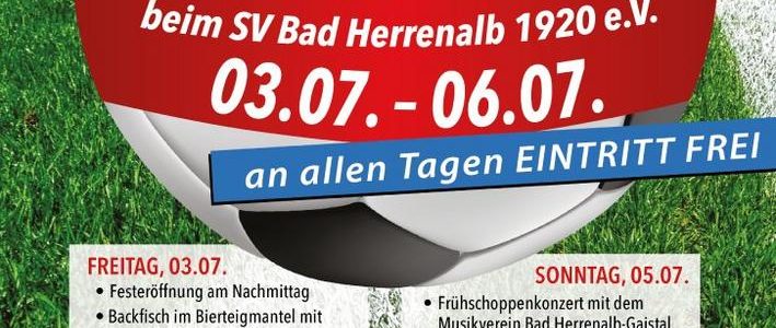 Sportfest des SV Bad Herrenalb vom 3. Juli – 6. Juli (Unterhaltung / Freizeit | Bad Herrenalb)