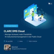 CLARC DMS Cloud – Ihr Dokumentenmanagement in der Cloud (Webinar | Online) CLARC DMS Cloud – Ihr Dokumentenmanagement in der Cloud (Webinar | Online)