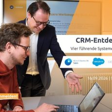 CRM-Entdeckertag: 4 führende Systeme im direkten Vergleich (Webinar | Online)