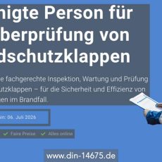 Befähigte Person für die Überprüfung von Brandschutzklappen (Schulung | Online)
