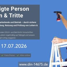 Befähigte Person Leitern & Tritte (Schulung | Online)