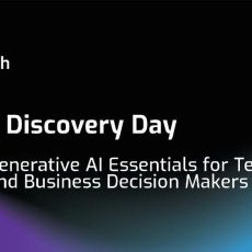 AWS Discovery Day – Generative AI Essentials for Technical and Business Decision Makers (Webinar | Online) AWS Discovery Day – Generative AI Essentials for Technical and Business Decision Makers (Webinar | Online)