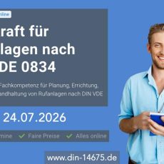 Online-Schulung: Fachkraft für Rufanlagen nach DIN VDE 0834 (Schulung | Online)