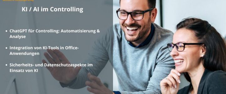 KI im Controlling (Seminar | Online)