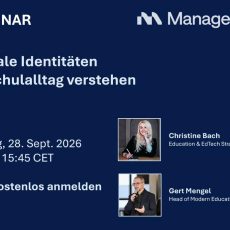 MANAGE NOW – Digitale Identitäten im Schulalltag – WEBINAR (Webinar | Online) MANAGE NOW – Digitale Identitäten im Schulalltag – WEBINAR (Webinar | Online)