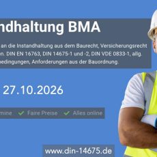Online-Schulung: Instandhaltung BMA (Schulung | Online) Online-Schulung: Instandhaltung BMA (Schulung | Online)
