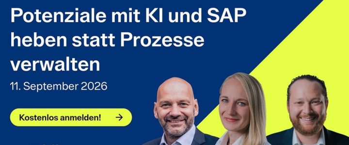 Professional Services: Potenziale mit KI und SAP heben statt Prozesse verwalten (Webinar | Online) Professional Services: Potenziale mit KI und SAP heben statt Prozesse verwalten (Webinar | Online)