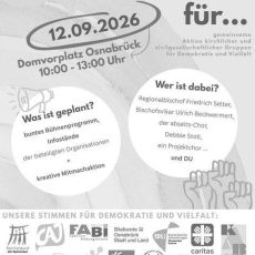 Meine Stimme für Demokratie: Bläser Flashmob auf dem Domplatz (Sonstiges | Osnabrück) Meine Stimme für Demokratie: Bläser Flashmob auf dem Domplatz (Sonstiges | Osnabrück)