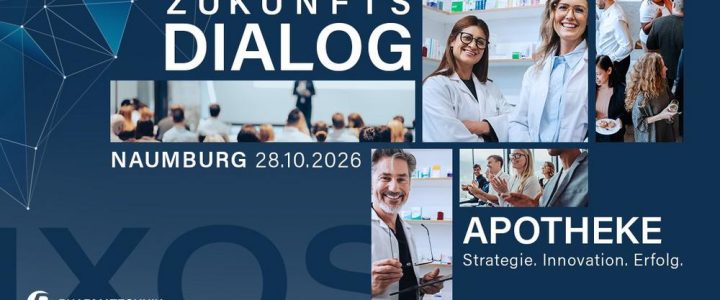 IXOS Zukunftsdialog: Gemeinsam die Zukunft der Apotheke gestalten (Konferenz | Mertendorf) IXOS Zukunftsdialog: Gemeinsam die Zukunft der Apotheke gestalten (Konferenz | Mertendorf)