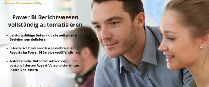 Power BI Automatisierung von Berichtswesen für Fortgeschrittene (Seminar | Online) Power BI Automatisierung von Berichtswesen für Fortgeschrittene (Seminar | Online)