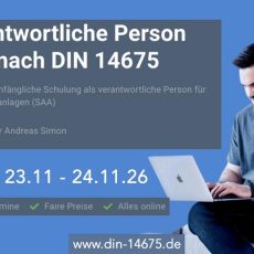 Verantwortliche Person SAA nach DIN 14675 (Schulung | Online) Verantwortliche Person SAA nach DIN 14675 (Schulung | Online)