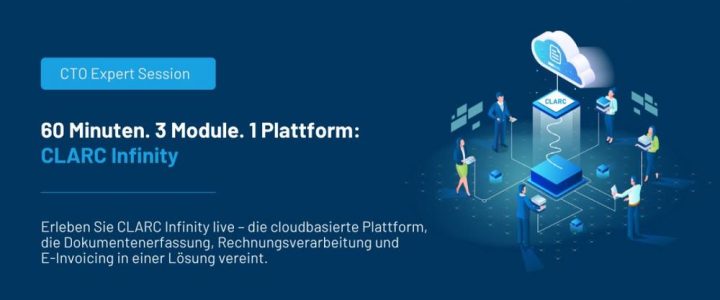 60 Minuten. 3 Module. 1 Plattform: CLARC Infinity (Webinar | Online) 60 Minuten. 3 Module. 1 Plattform: CLARC Infinity (Webinar | Online)