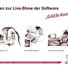 Kostenlose Online-Präsentation der Software „GAEB-Konverter“ (Webinar | Online) Kostenlose Online-Präsentation der Software „GAEB-Konverter“ (Webinar | Online)