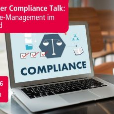 Compliance-Talk im Dezember: Compliance-Management im Mittelstand (Webinar | Online) Compliance-Talk im Dezember: Compliance-Management im Mittelstand (Webinar | Online)