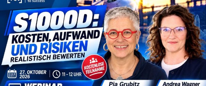 S1000D wirtschaftlich umsetzen: itl-Webinar beleuchtet Kosten, Aufwand und Make-or-Buy-Entscheidung (Webinar | Online) S1000D wirtschaftlich umsetzen: itl-Webinar beleuchtet Kosten, Aufwand und Make-or-Buy-Entscheidung (Webinar | Online)