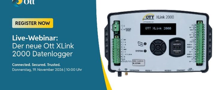Zukunftssicheres Umwelt-Monitoring beginnt mit intelligenter Datenerfassung (Webinar | Online)