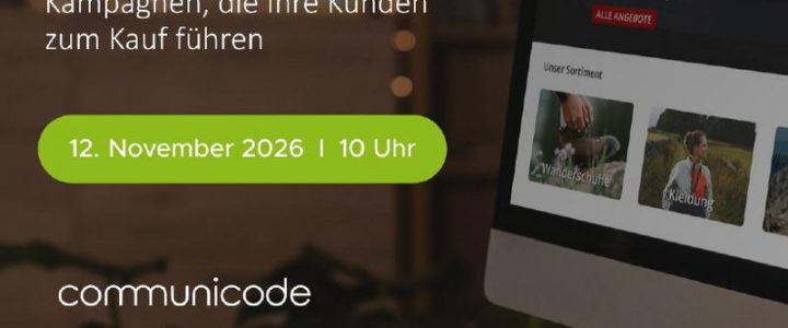 Webinar: Black Friday, Cyber Week, Weihnachten – Kampagnen mit Shopware (Webinar | Online)